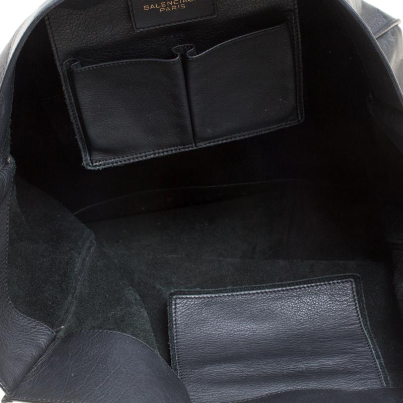 Balenciaga Black Leather Papier A4 Tote 2