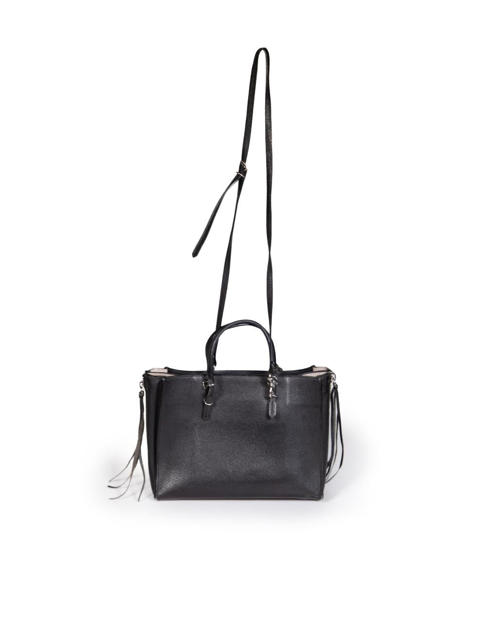 Balenciaga Black Leather Papier A6 Zip Around Bag In Good Condition In London, GB