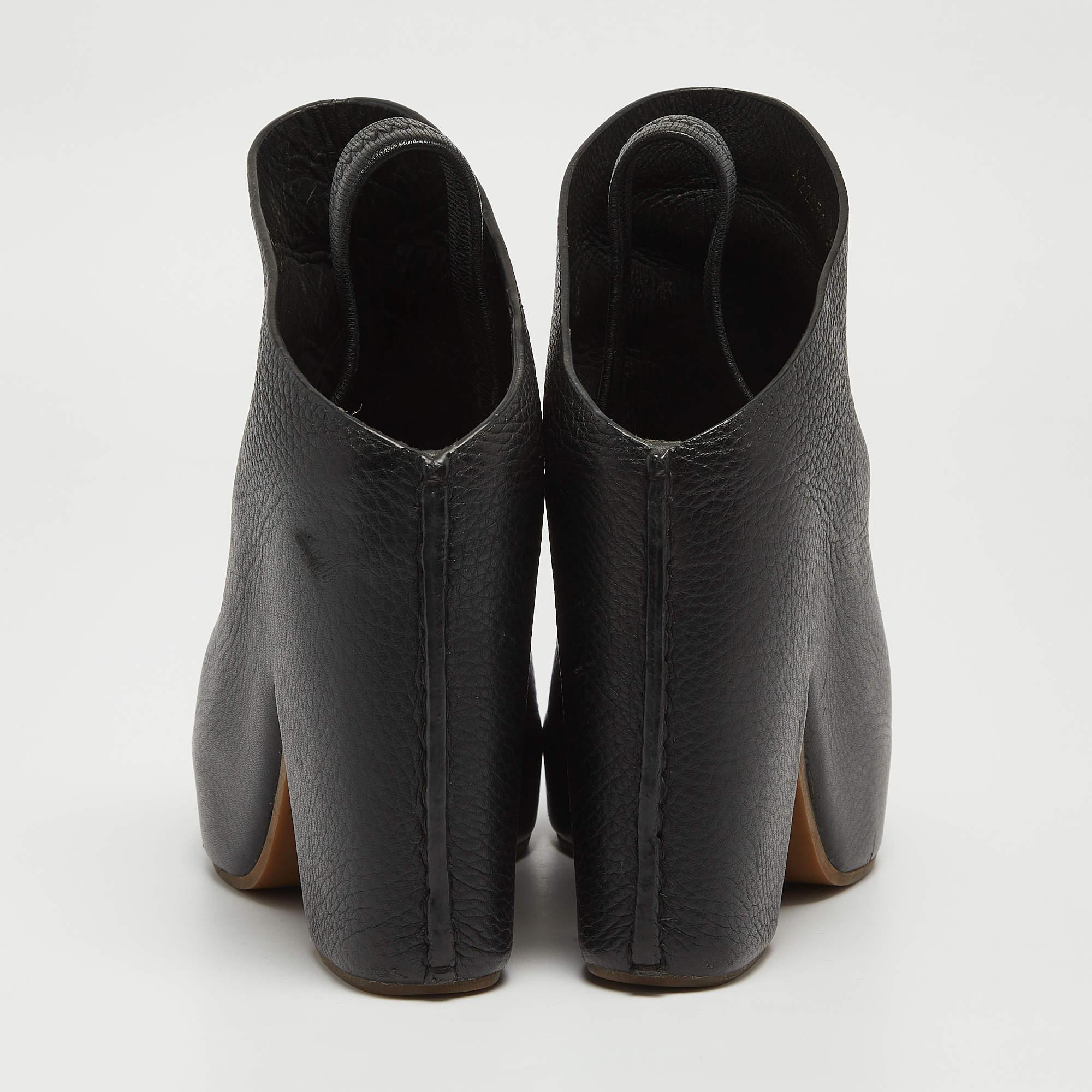 Donna Balenciaga Sandali con plateau in pelle nera Taglia 39 in vendita