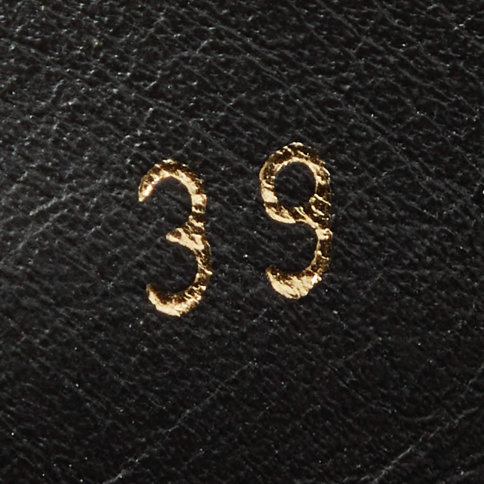 Balenciaga Sandali con plateau in pelle nera Taglia 39 in vendita 3