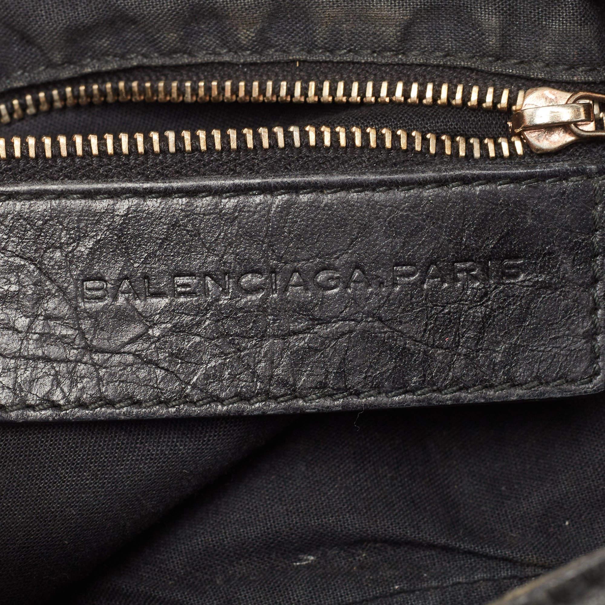 Balenciaga Black Leather RGH Town Bag 9