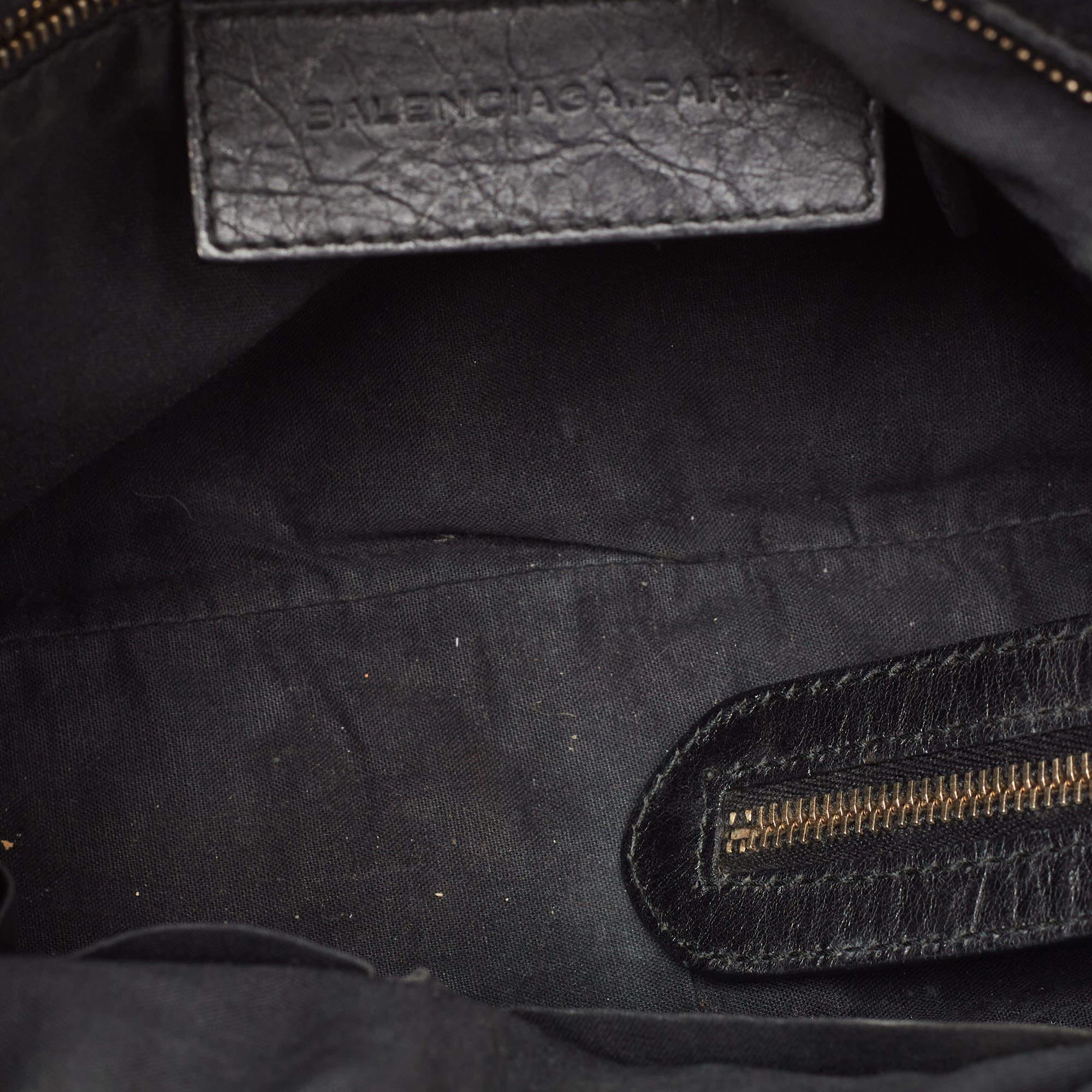 Balenciaga Black Leather RGH Town Bag 11