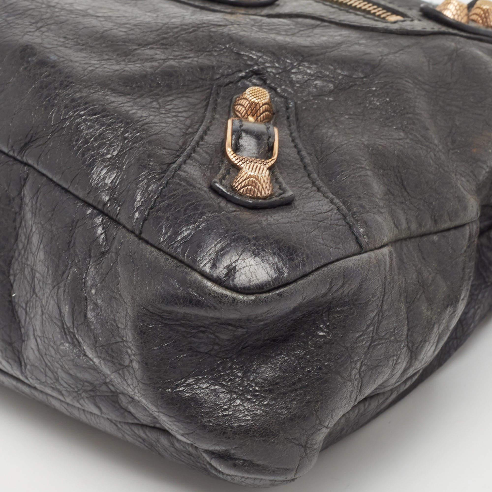 Balenciaga Black Leather RGH Town Bag 3