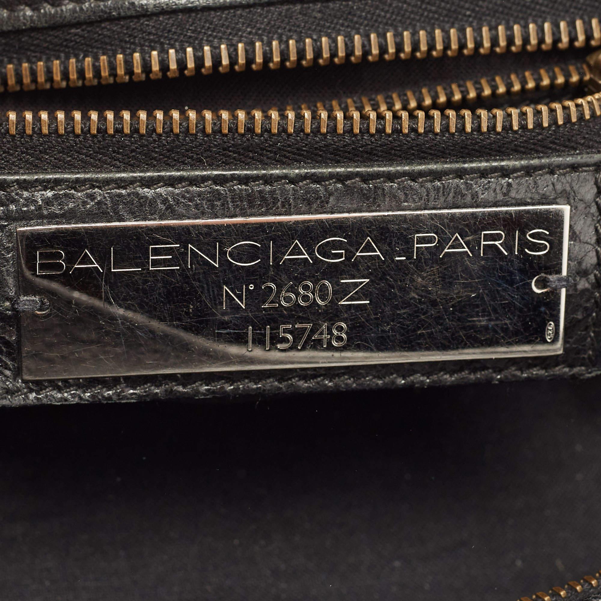 Balenciaga Black Leather RH Classic City Bag 5