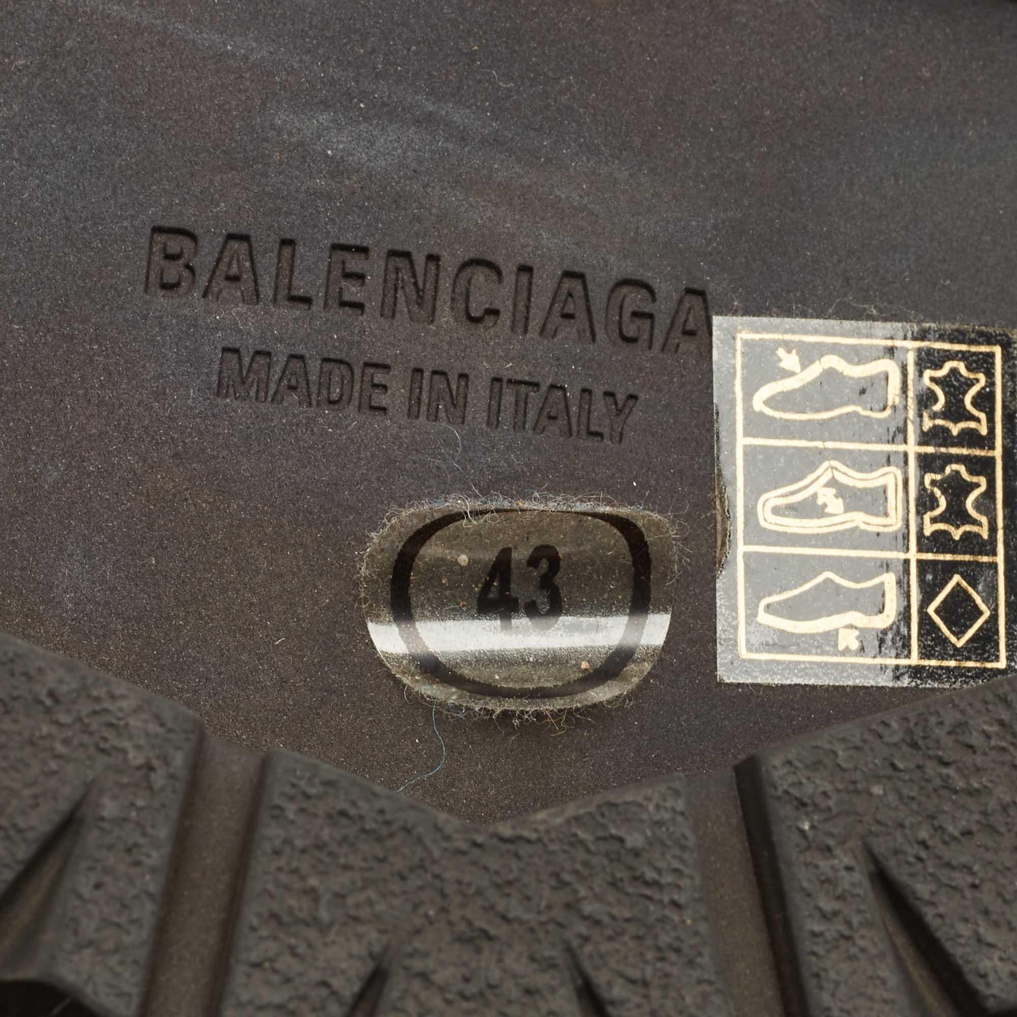 Balenciaga Black Leather Rhino Derby 1