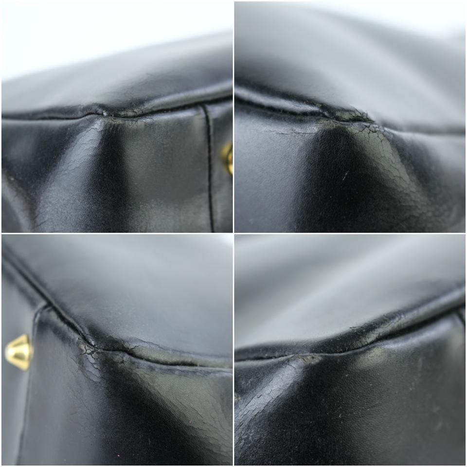 Balenciaga Black Leather Shopper Tote 1BAJ930 For Sale 3