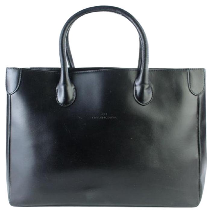Balenciaga Black Leather Shopper Tote 1BAJ930 For Sale