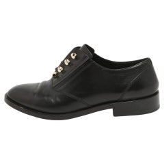 Balenciaga - Chaussures à enfiler en cuir noir - Taille 39,5