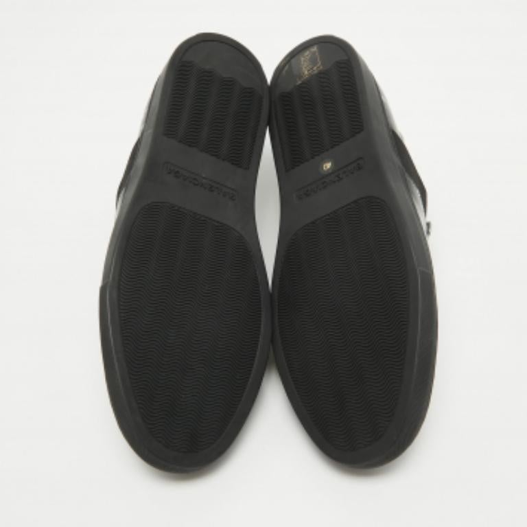 Noir Balenciaga - Baskets en cuir noir Taille 40 en vente