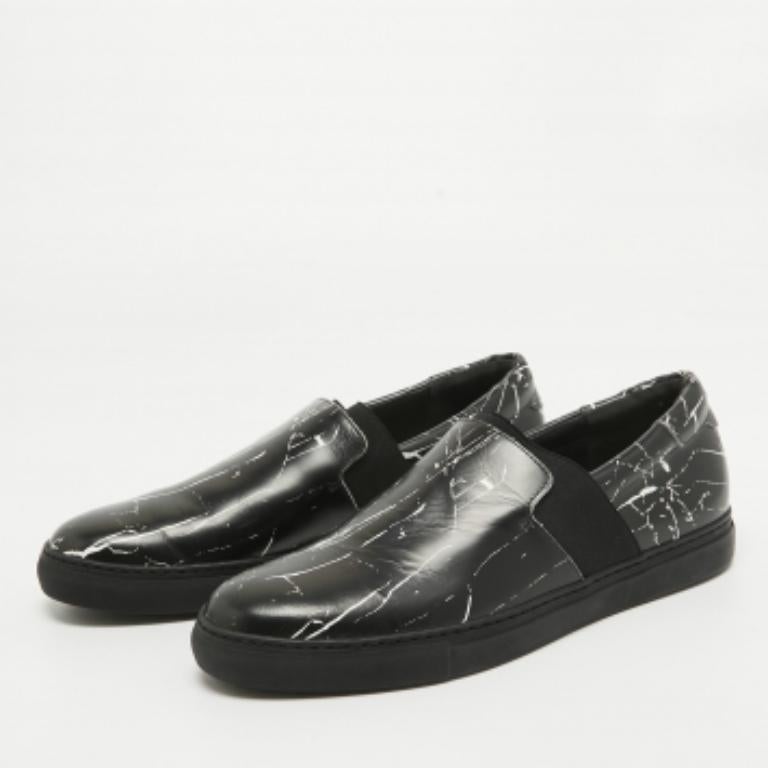 Balenciaga - Baskets en cuir noir Taille 40 en vente 3