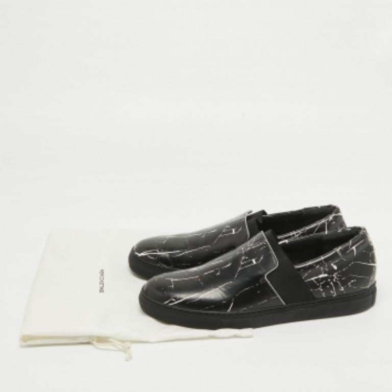 Balenciaga - Baskets en cuir noir Taille 40 en vente 4