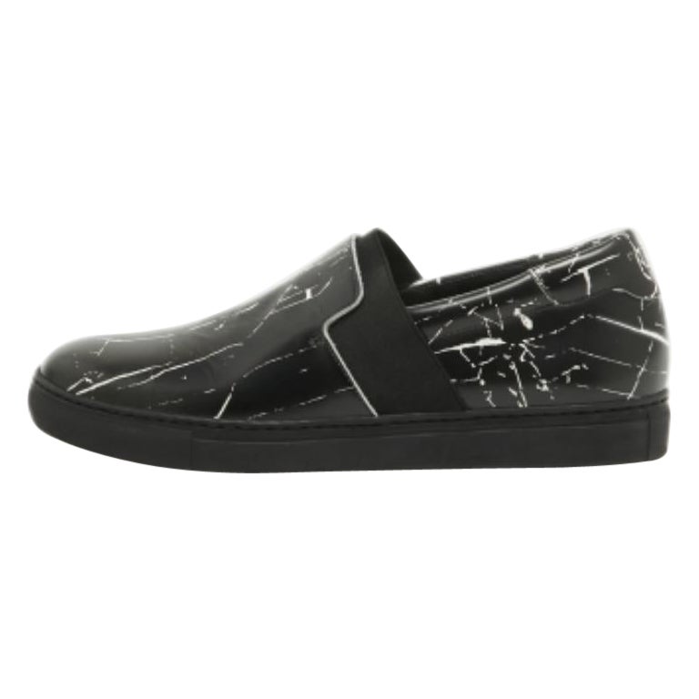 Balenciaga - Baskets en cuir noir Taille 40 en vente