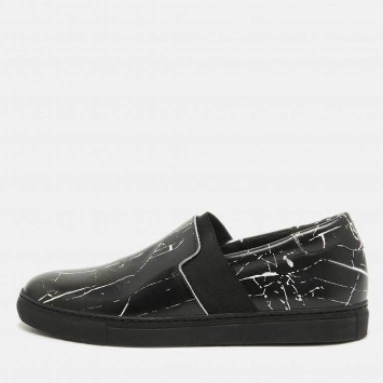 Balenciaga Zapatillas Slip On Cuero Negro Talla 40