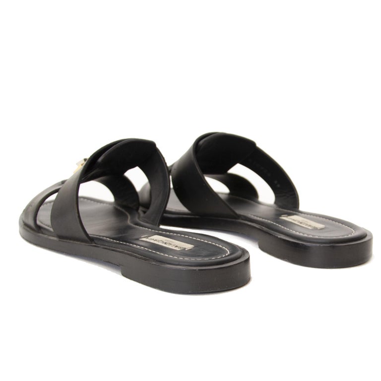 balenciaga black slippers