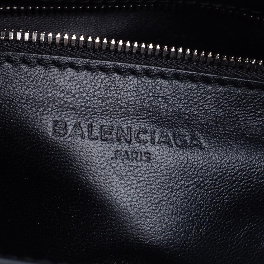 Balenciaga Black Leather Small Cable Shopper Tote 3