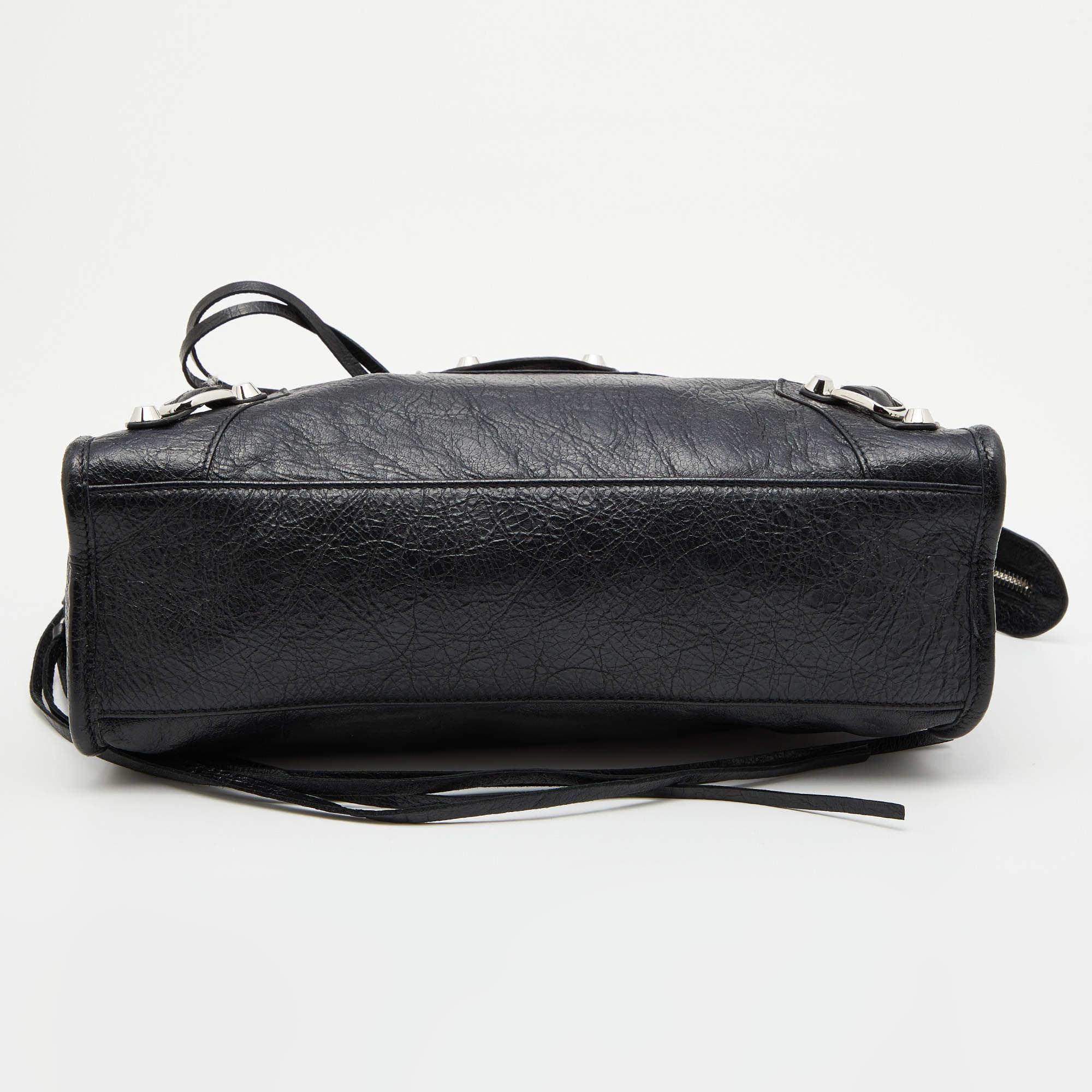 Balenciaga Black Leather Small Classic City RH Tote 1