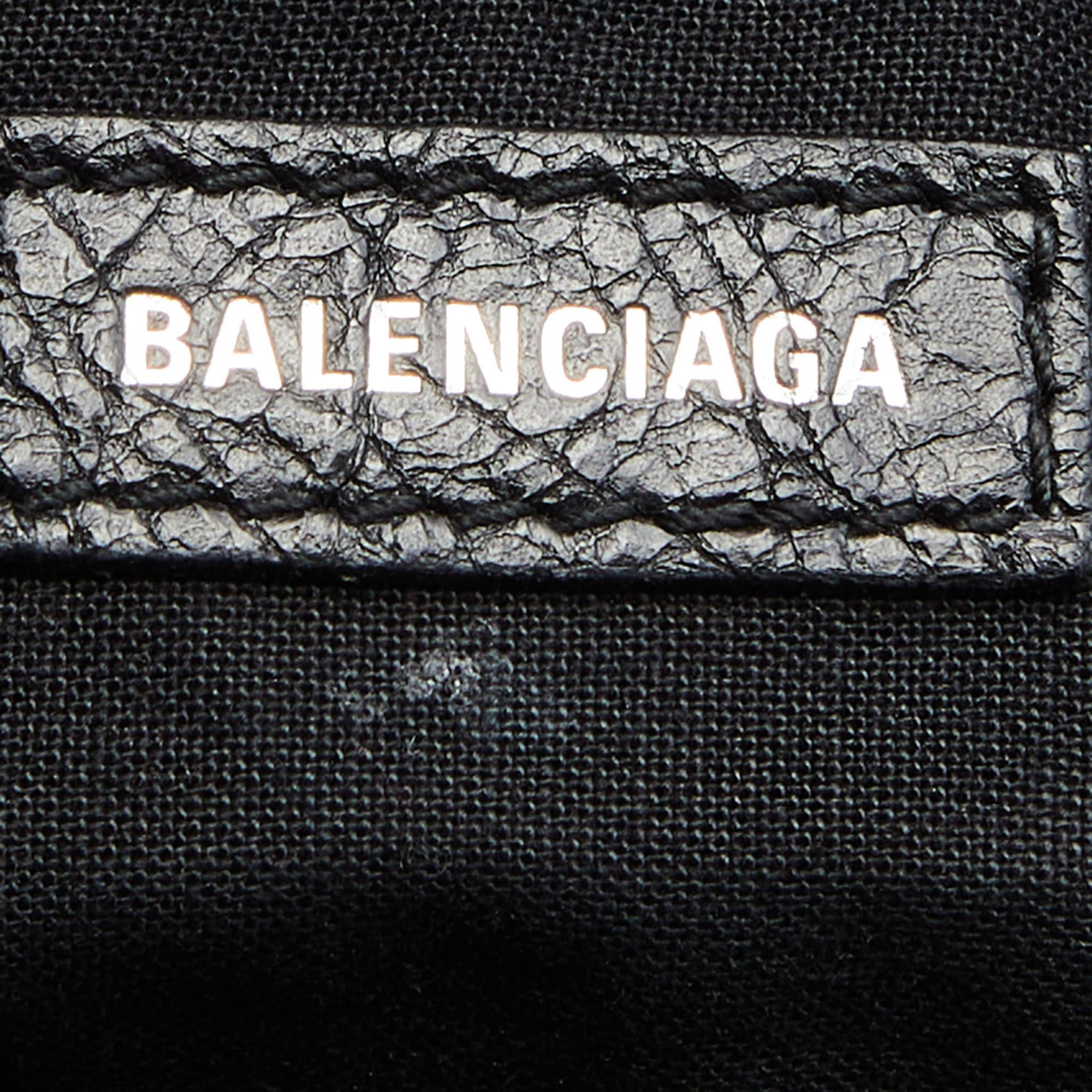 Balenciaga Black Leather Small Classic City RH Tote 4