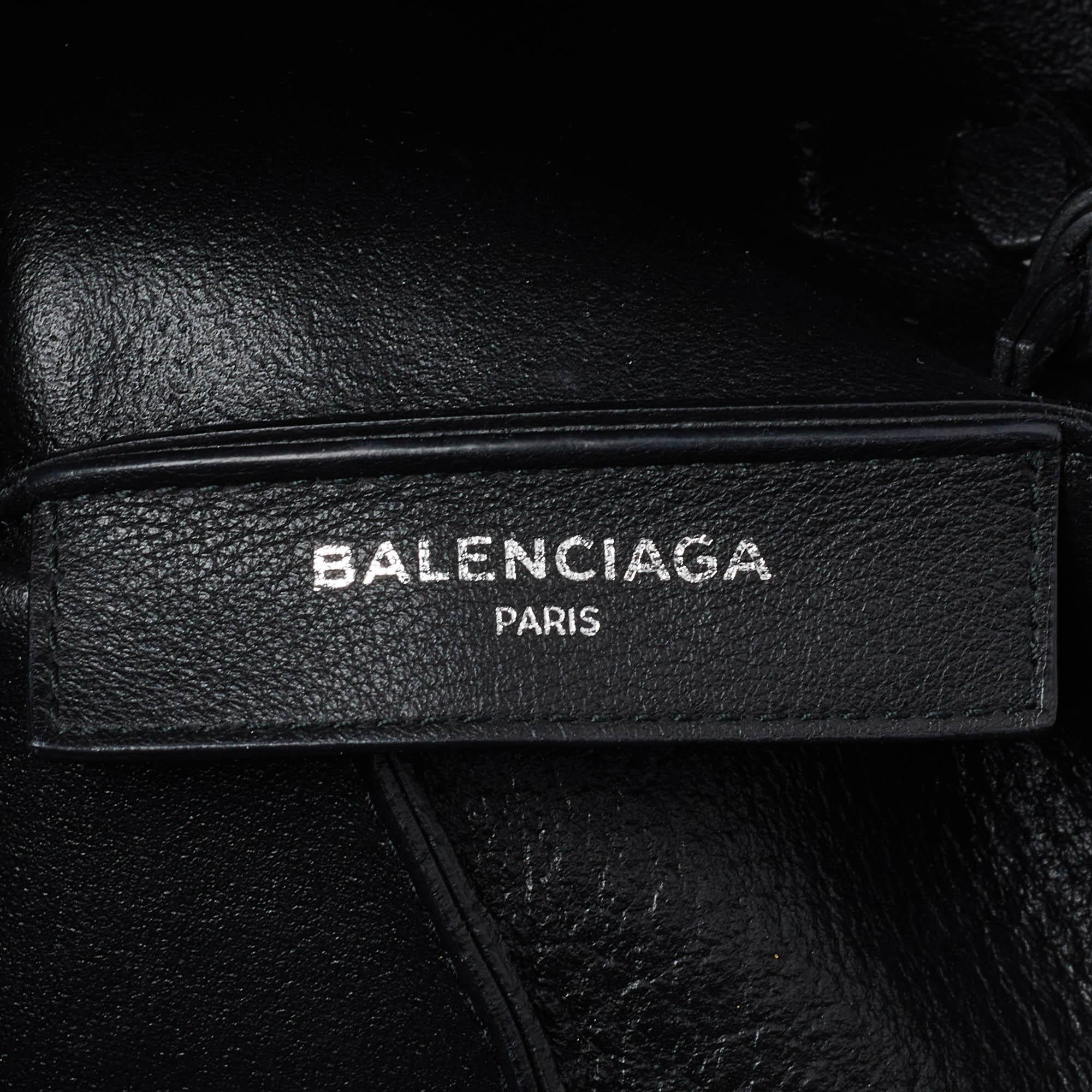 Balenciaga Black Leather Small Everyday Tote 6
