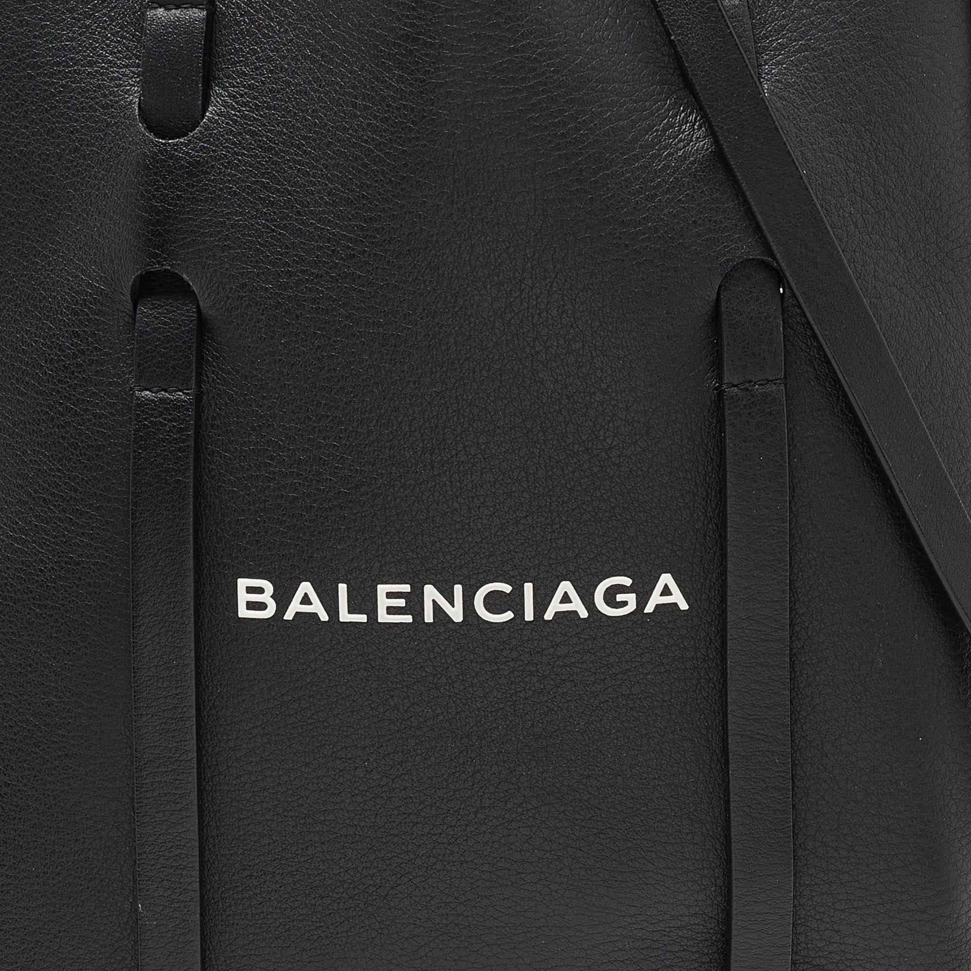 Balenciaga Black Leather Small Everyday Tote 2