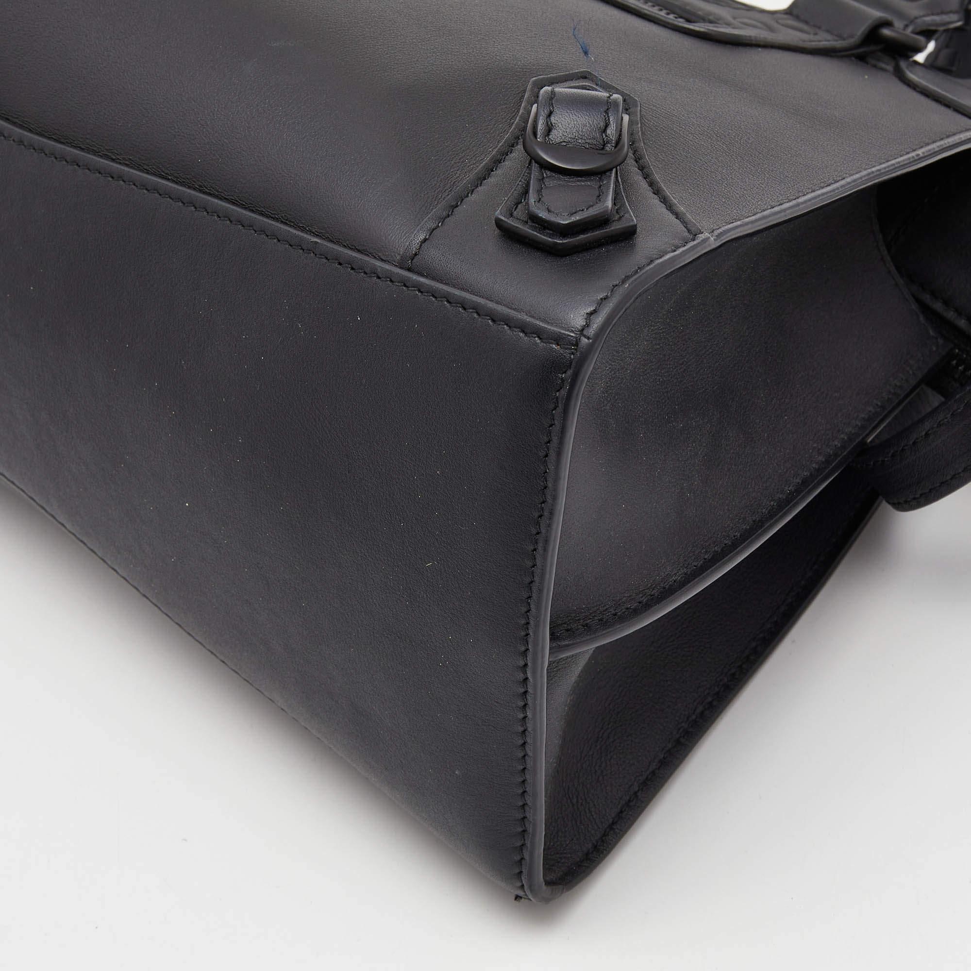 Balenciaga Black Leather Small Neo Classic Tote 1