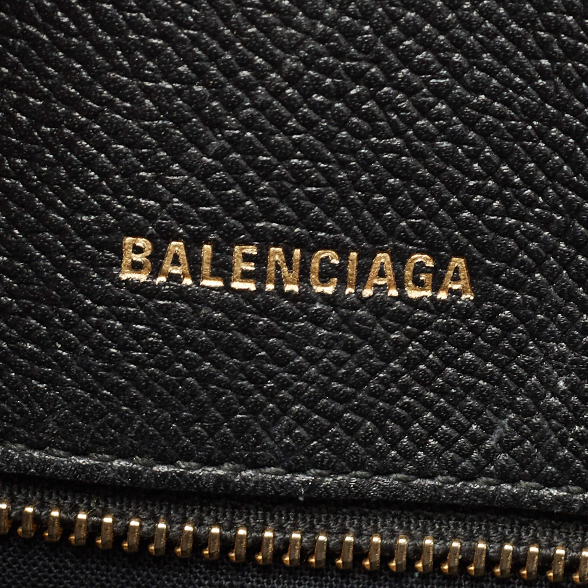 Balenciaga Black Leather Ville Satchel 9