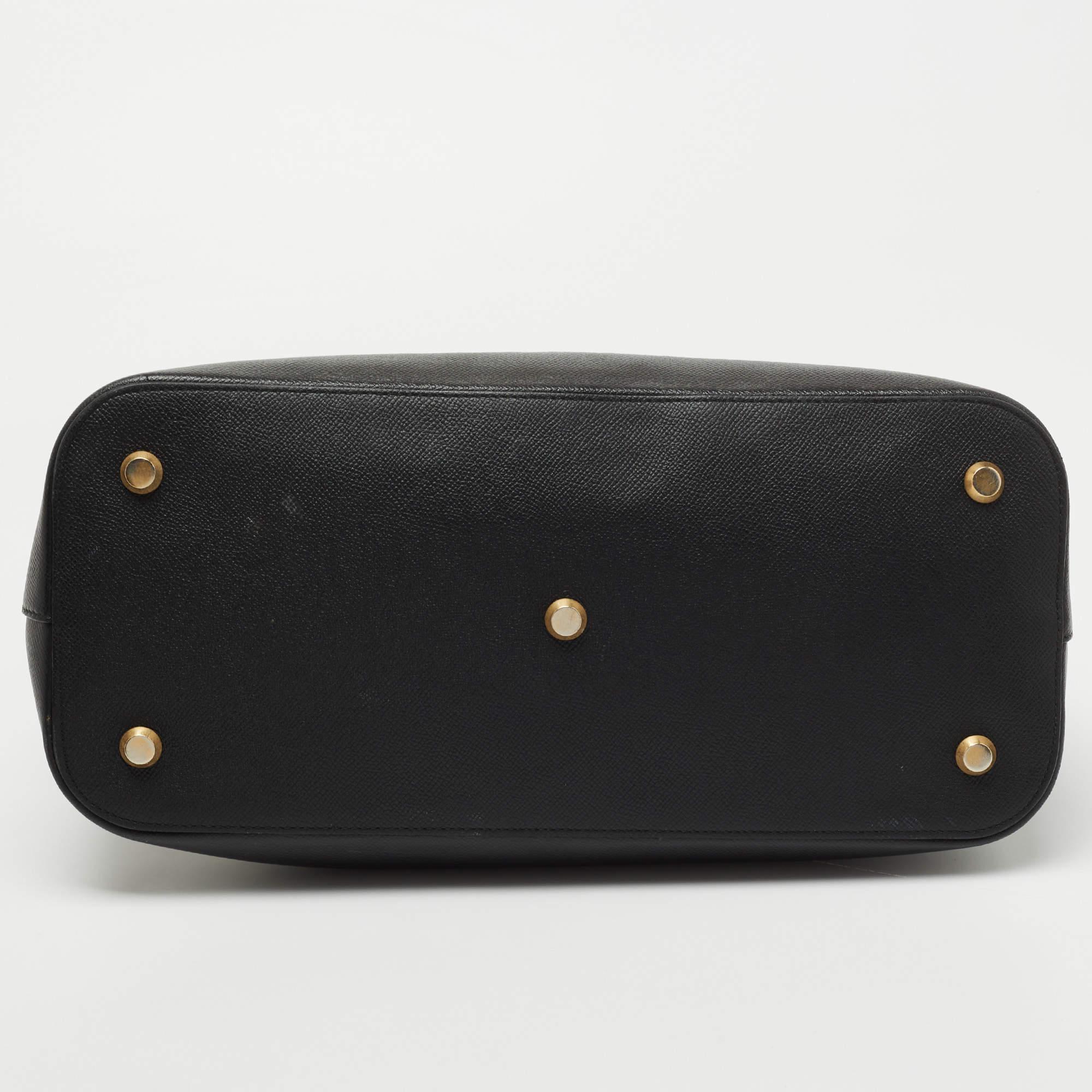 Balenciaga Black Leather Ville Satchel 1