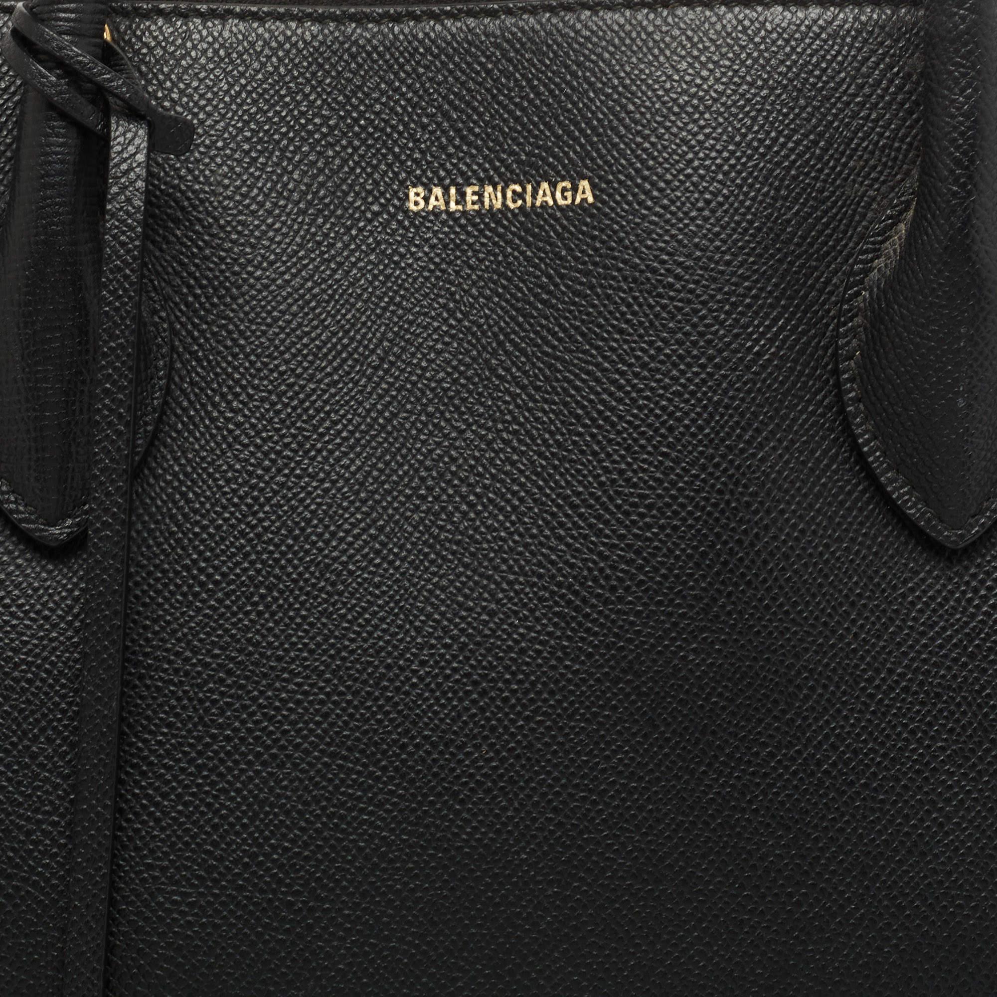 Balenciaga Black Leather Ville Satchel 3
