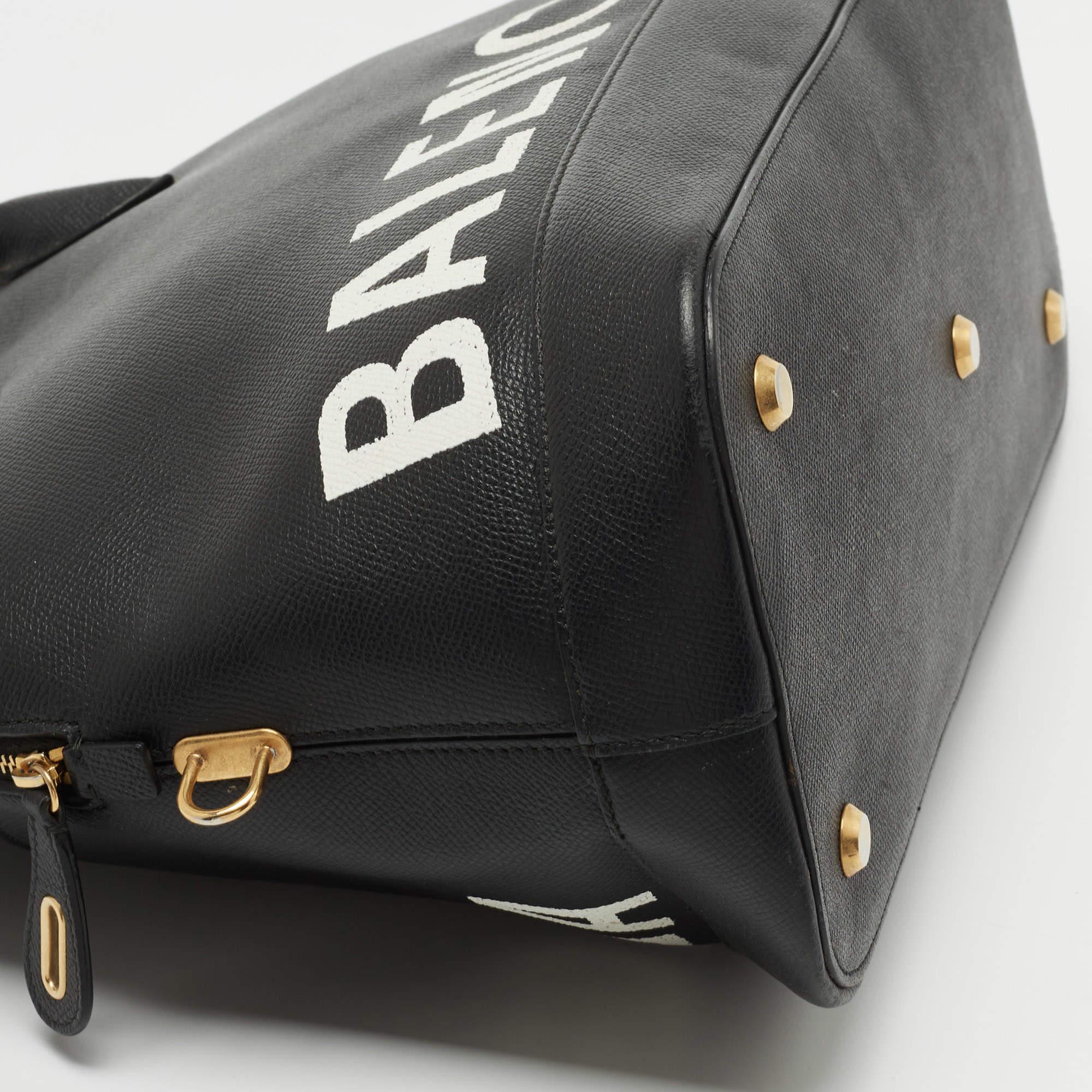 Balenciaga Black Leather Ville Satchel 4