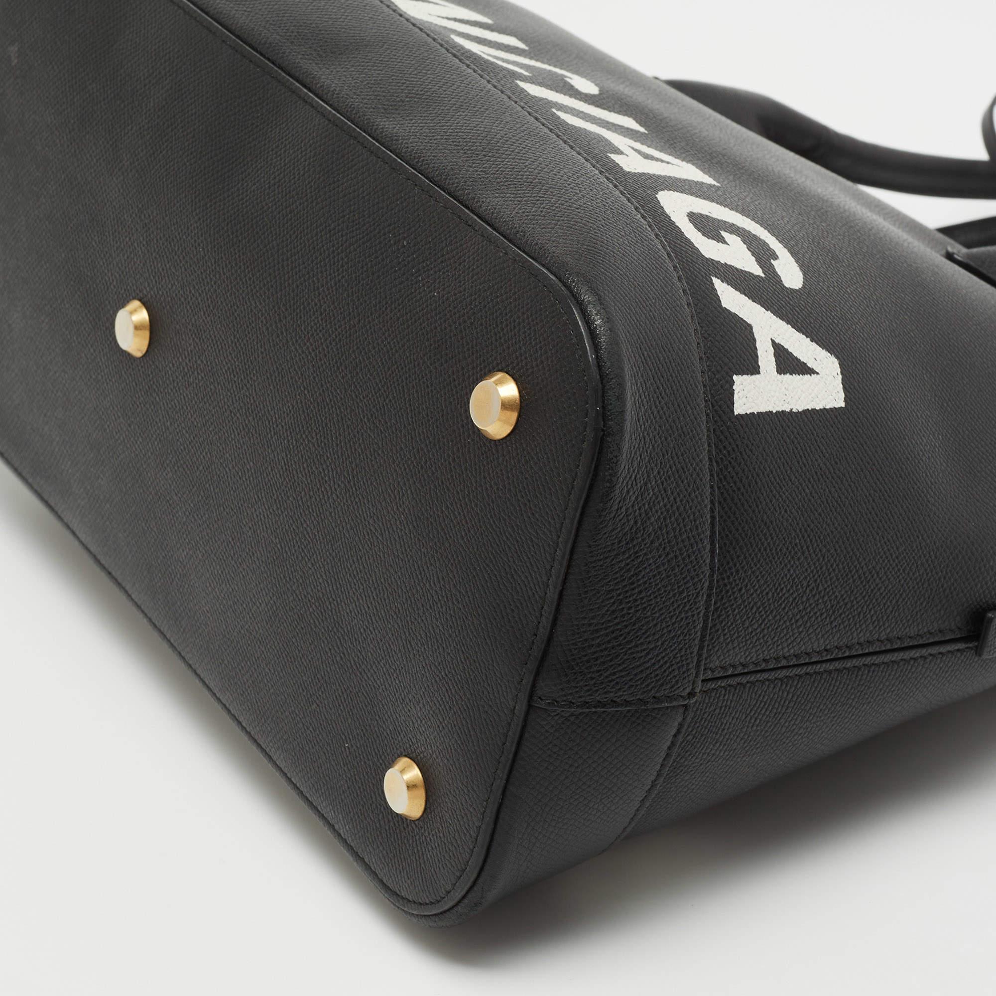Balenciaga Black Leather Ville Satchel 5
