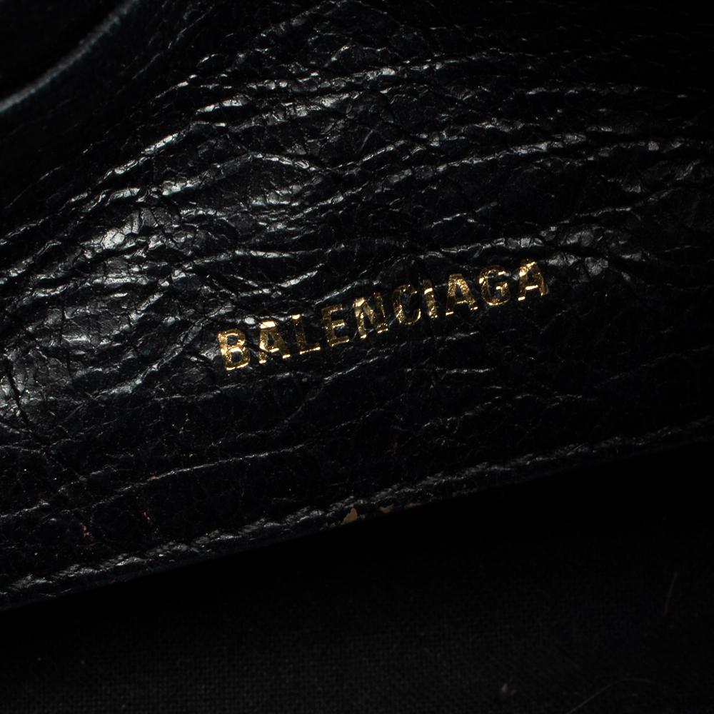 Balenciaga Black Leather XS Bazar Shopper Tote 3