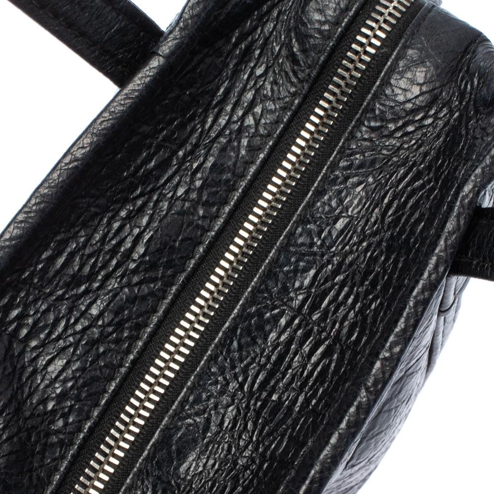 Balenciaga Black Leather XS Bazar Shopper Tote 4
