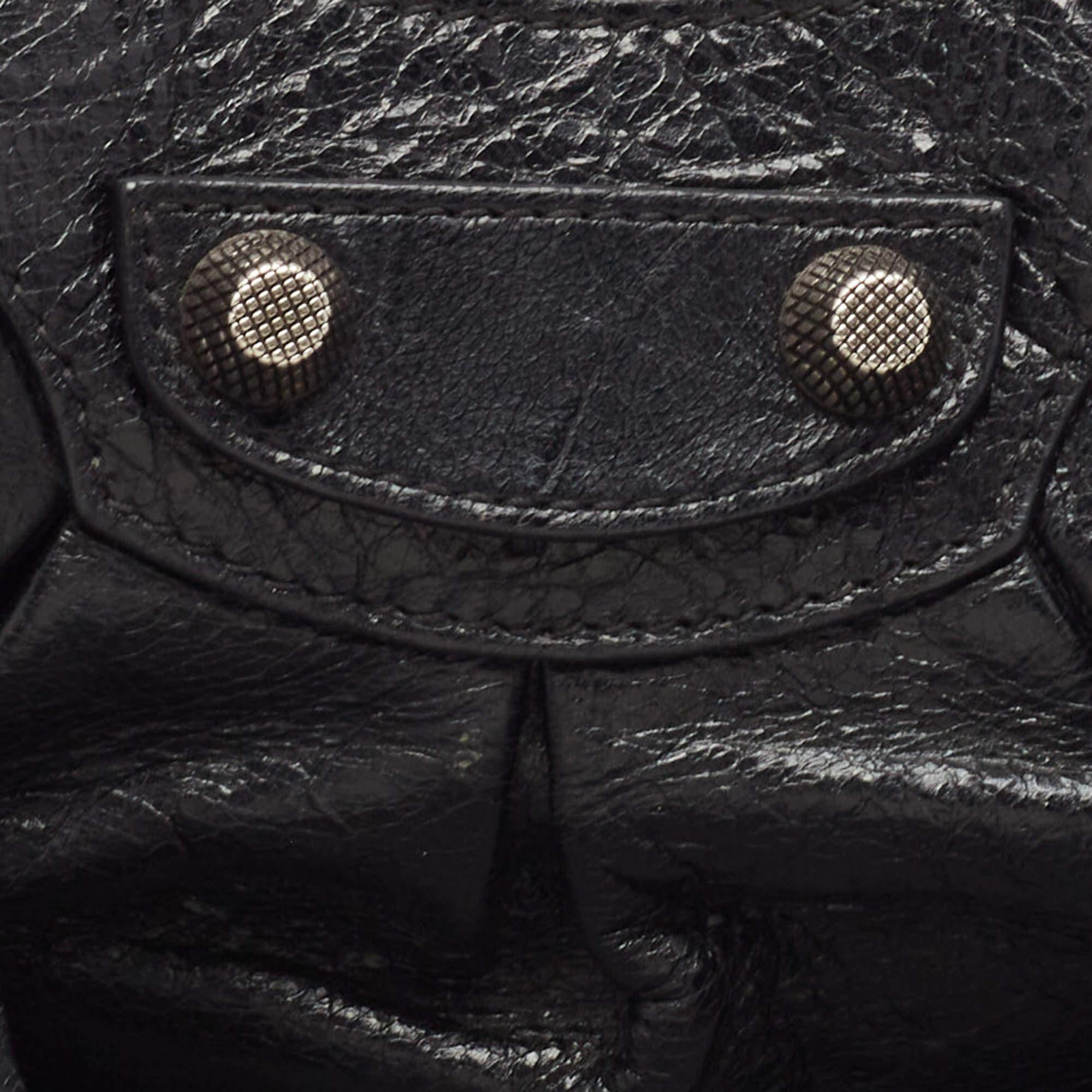 Balenciaga Black Leather XS Le Cagole Shoulder Bag 1