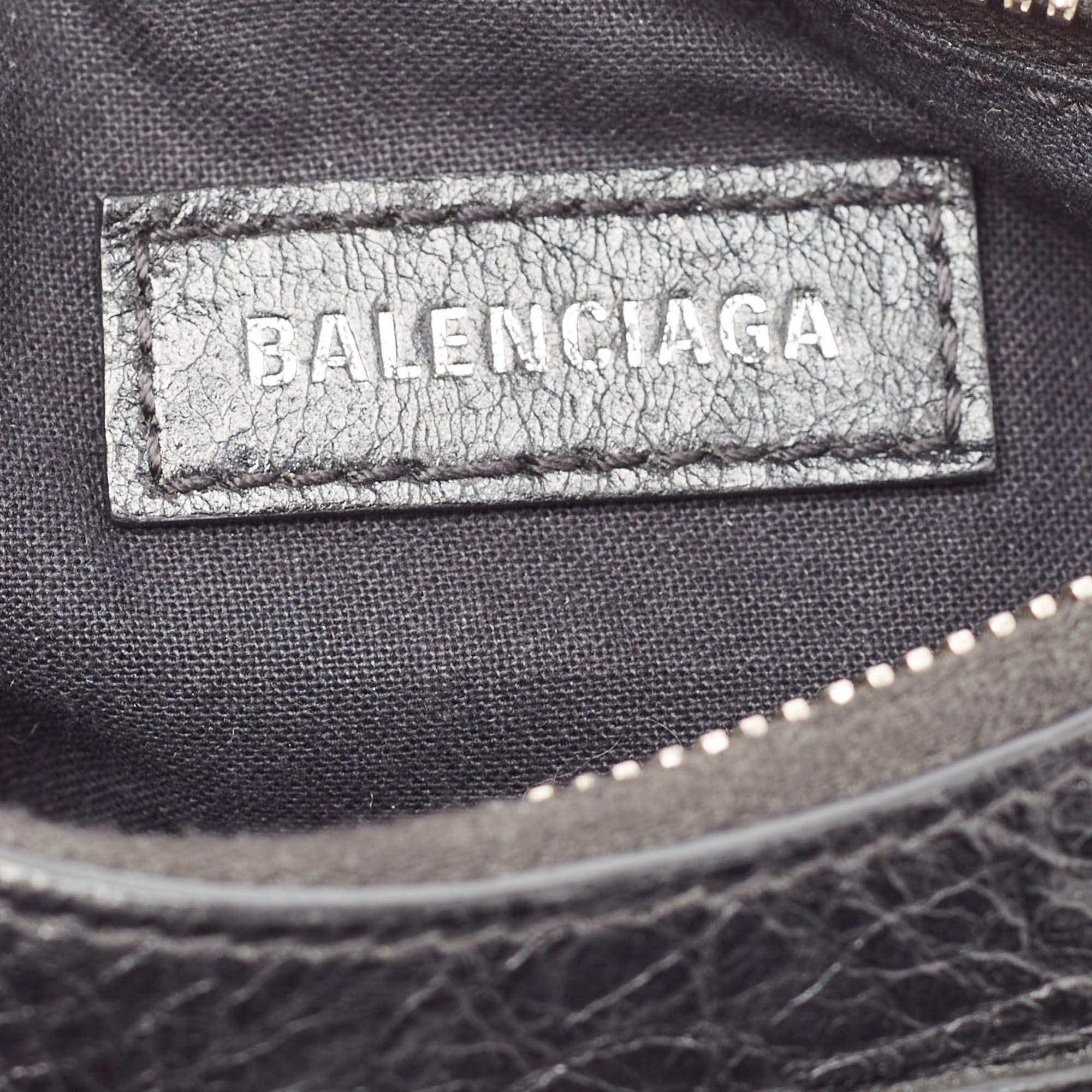Balenciaga Black Leather XS Le Cagole Shoulder Bag 5