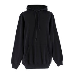 Balenciaga Black Logo Hoodie Sweater SIZE XS
