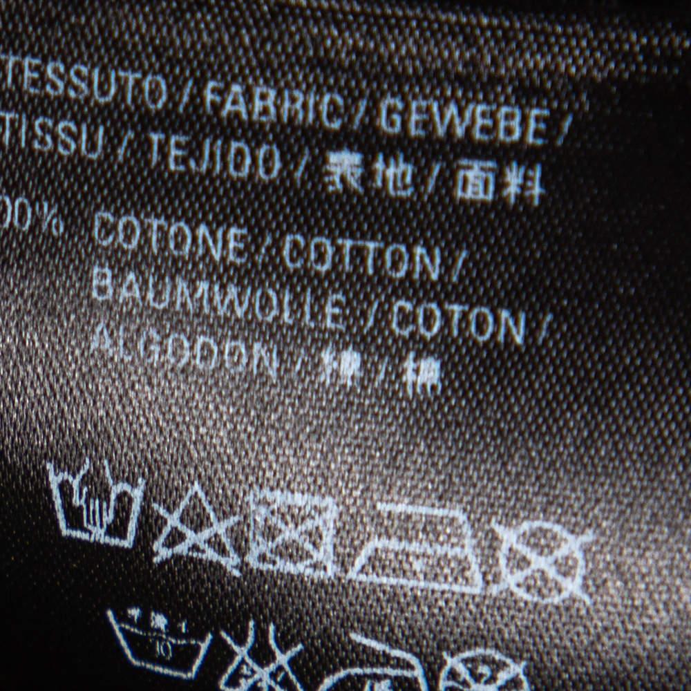 Balenciaga Black Logo Printed Cotton Oversized Hoodie S 3