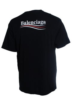 Balenciaga, Schwarzes Logo-T-Shirt