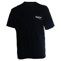 Balenciaga, Schwarzes Logo-T-Shirt