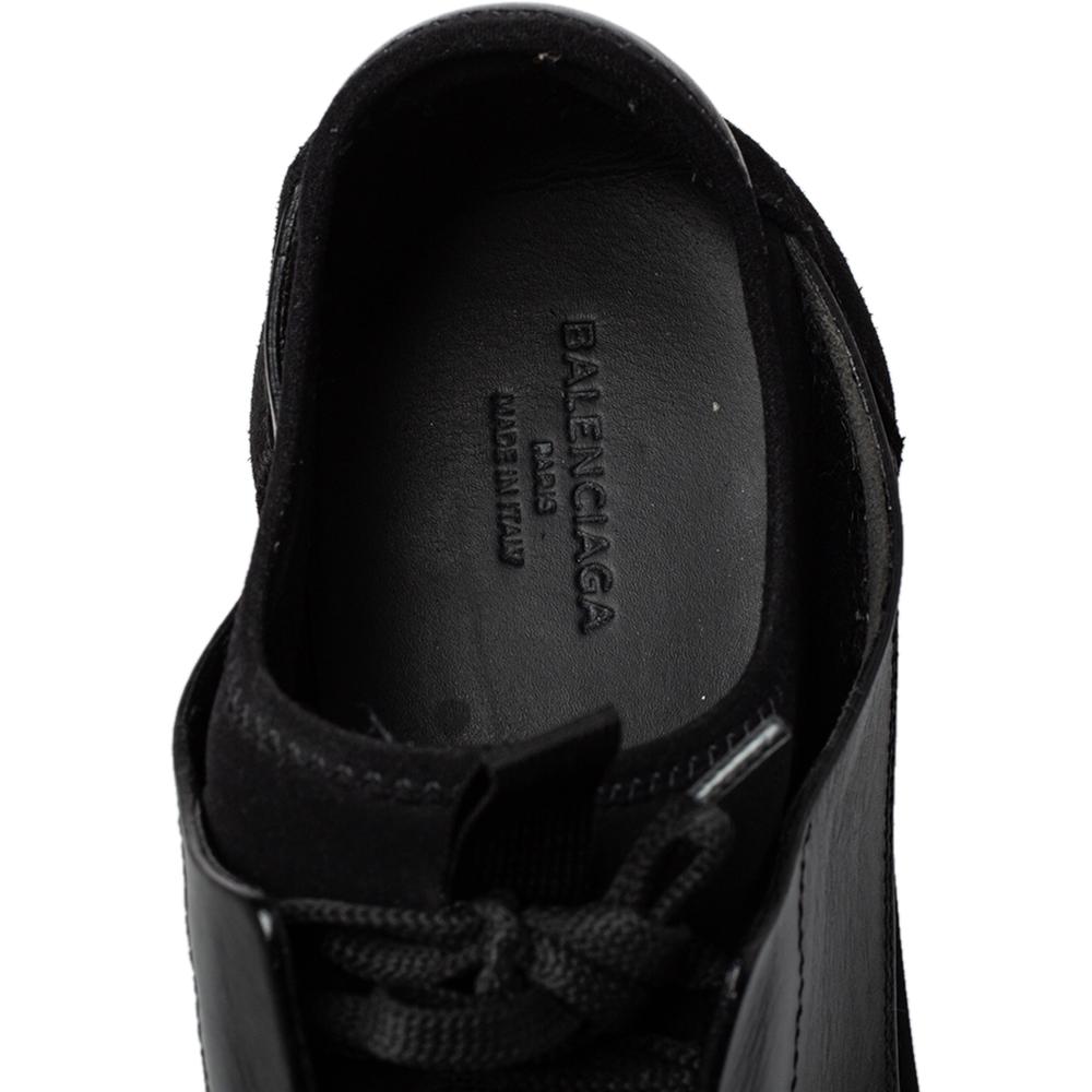 Balenciaga Black Mesh And Suede Race Runner Sneakers Sizs 43 1