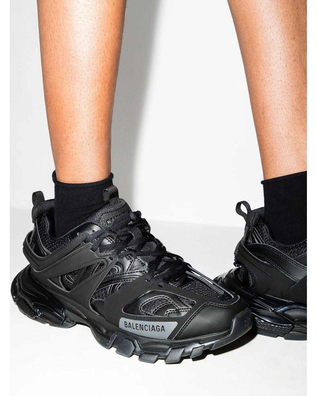 BALENCIAGA malla negra y goma Zapatillas TRACK 38 en venta 2