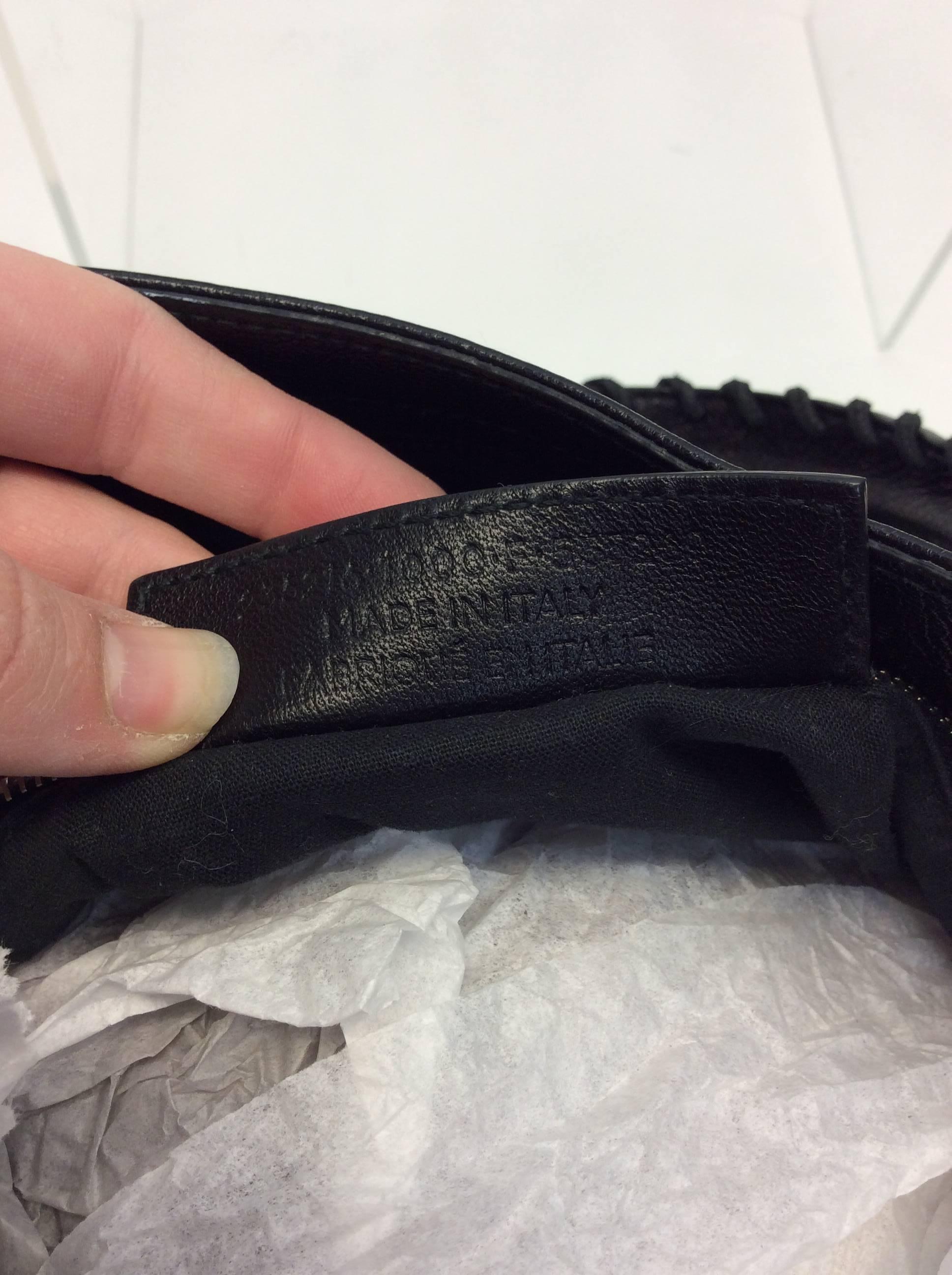 Balenciaga Black Metallic Edge Leather Handbag For Sale 4