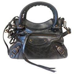 Balenciaga black mini city