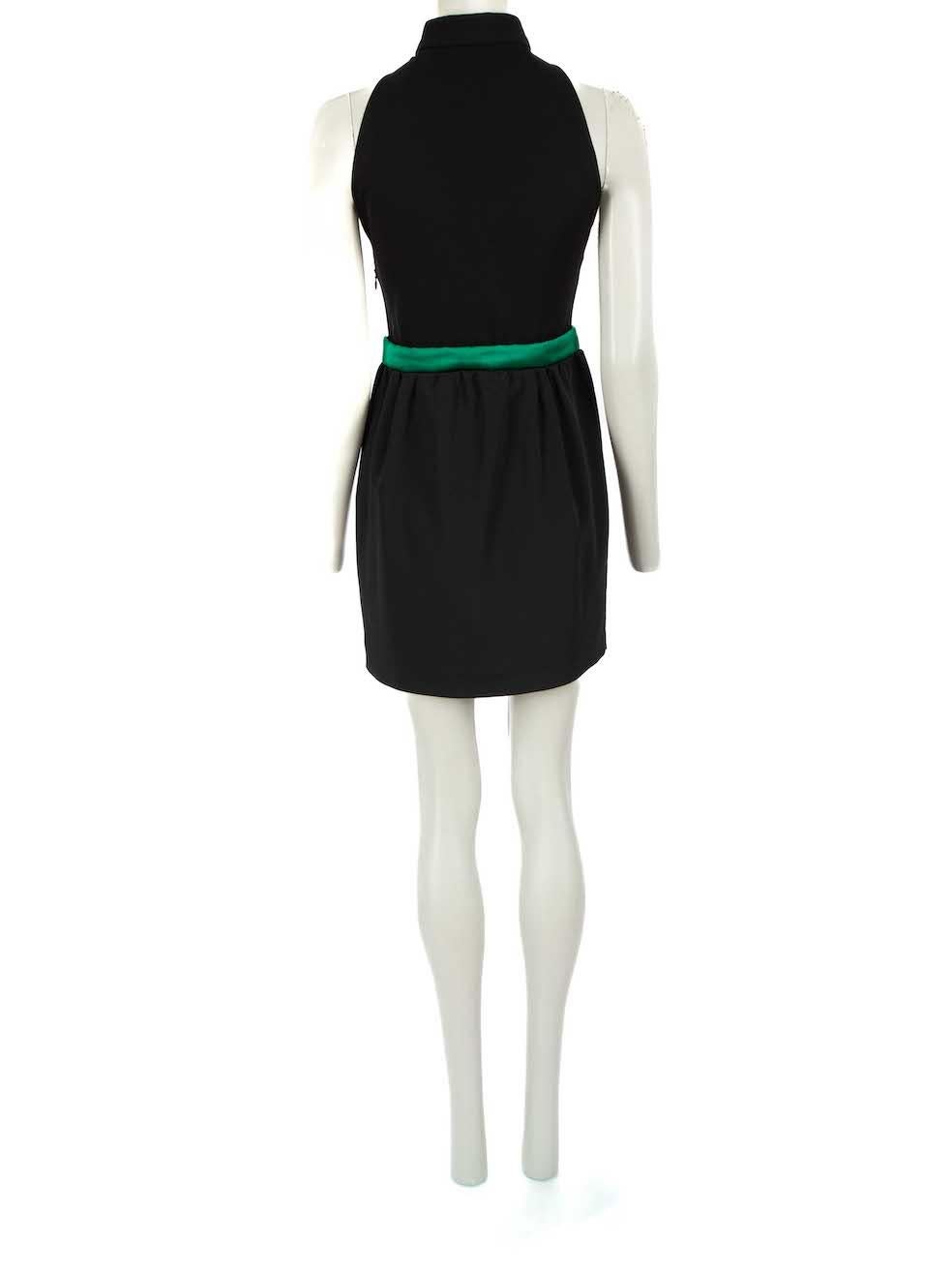 Mini robe sans manches Balenciaga noire, taille M Excellent état - En vente à London, GB