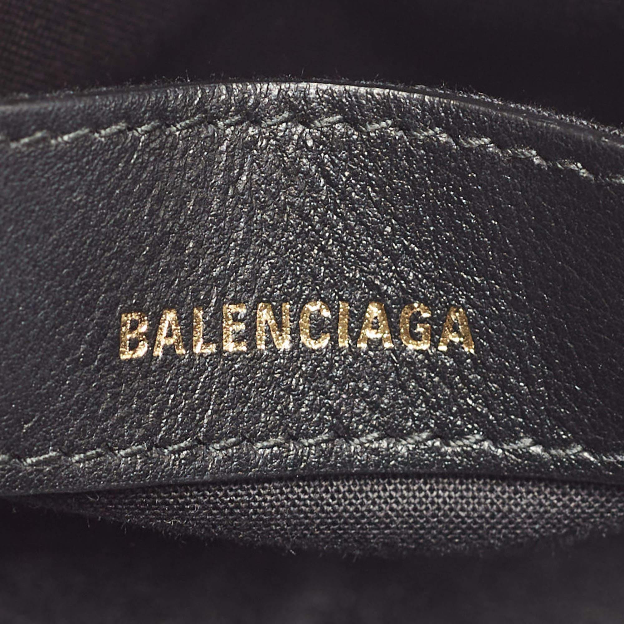 Balenciaga Black/Multicolor Leather XXS Ville Satchel 10