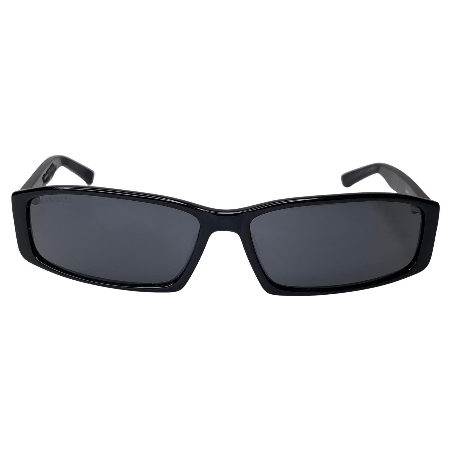 Balenciaga Black Narrow Rectangular Frame Sunglasses (670489) at 1stDibs | balenciaga  sunglasses sale, balenciaga narrow sunglasses, rectangle sunglasses  balenciaga