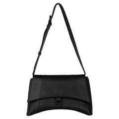 Balenciaga Black on Black Downtown Medium Shoulder Bag rt. $2, 350