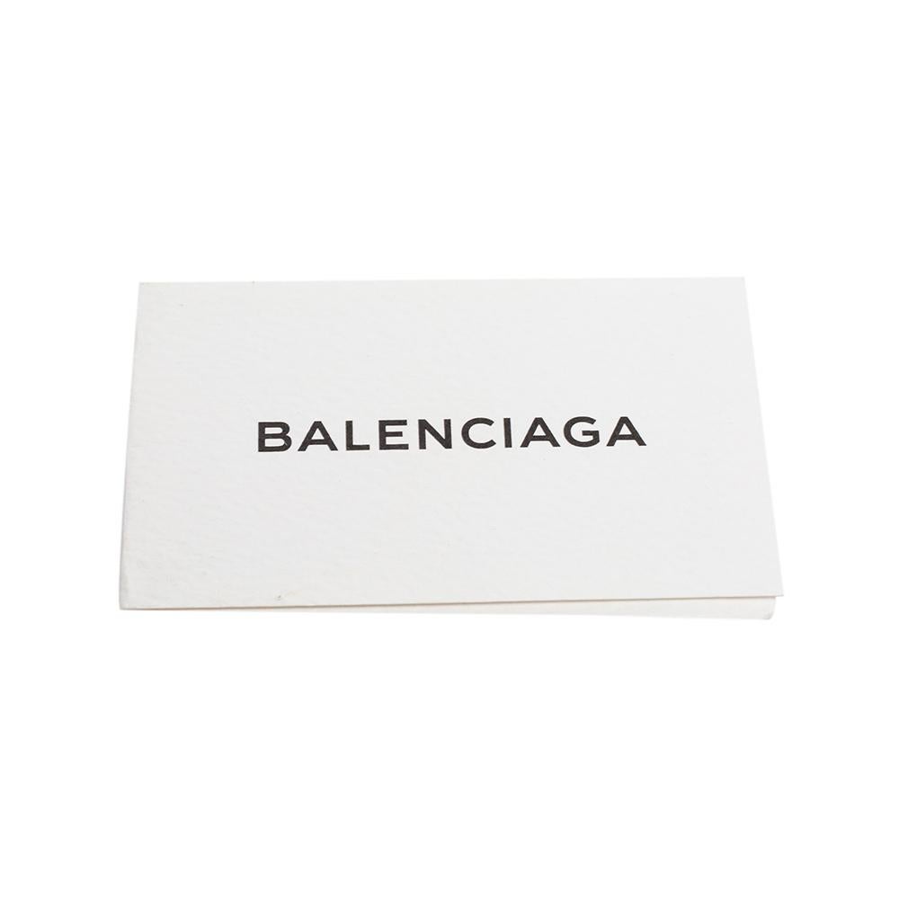 Balenciaga Black/Red Leather Scaffold Shopper Tote 6