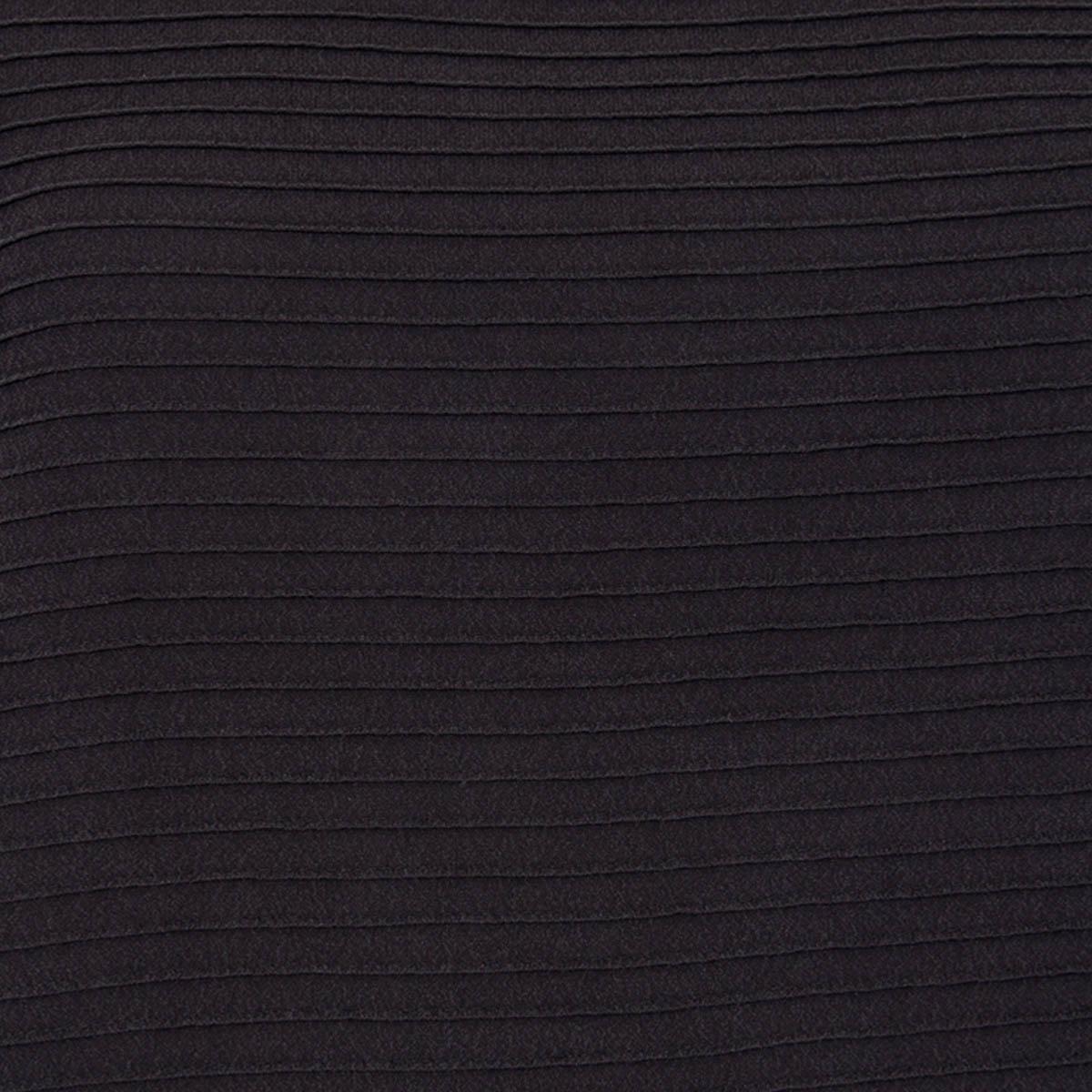 BALENCIAGA black silk FLARE SHORT SLEEVE Blouse Shirt 40 M For Sale 1