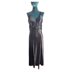 Balenciaga Black Silk Maxi Dress 