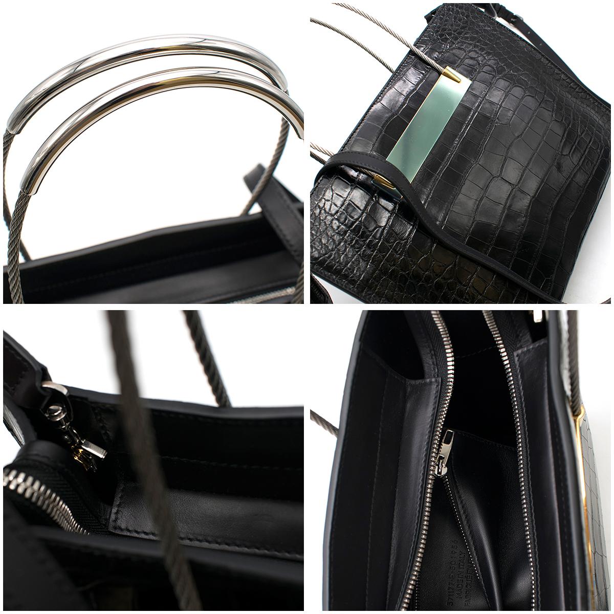Balenciaga Black Small Cable Bag 4