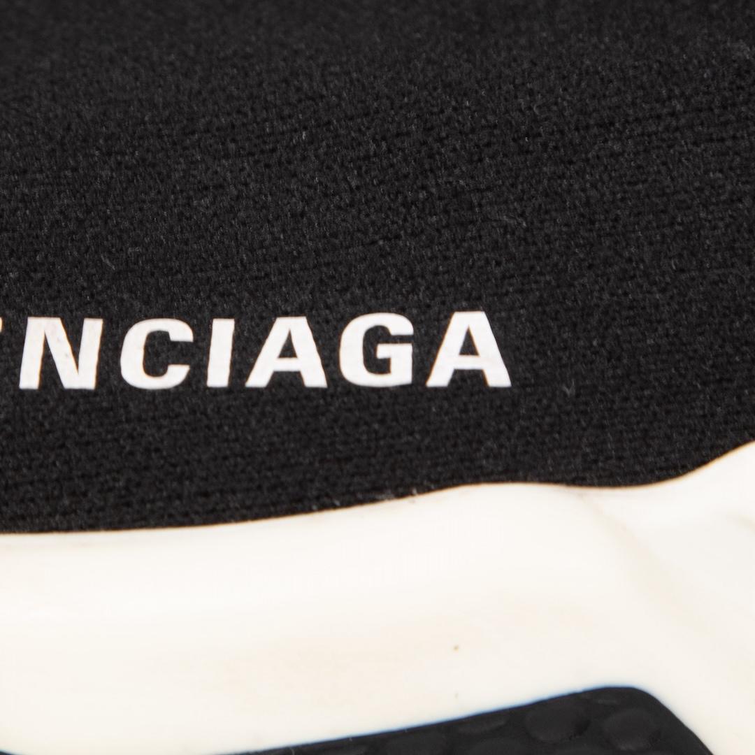 Balenciaga Schwarz Speed Chunky Sole Trainer Größe UK 5 im Angebot 1